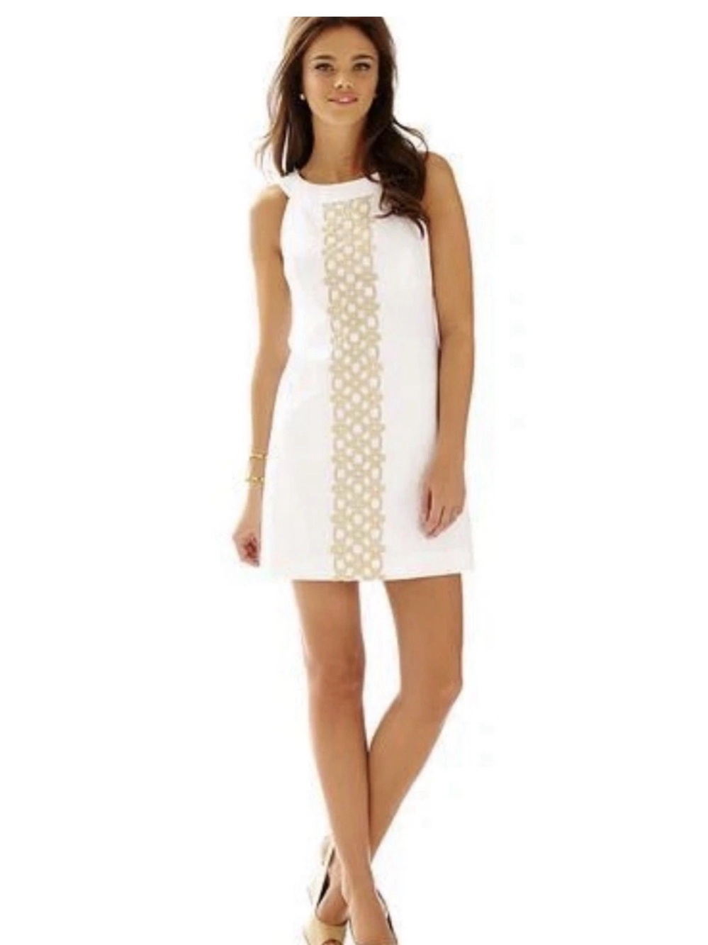 Lily Pulitzer Jacqueline shift dress in resort white